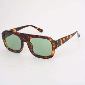 OEM New Arrival Men's Square Sunglasses Full Rim Plastic Frame UV400 Protection Outdoor Use,Custom logo,Color Optional,SP10354 - Product Image 1