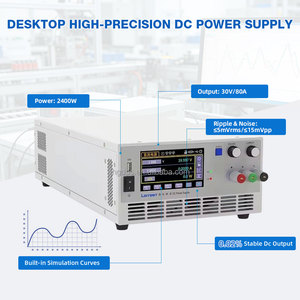 Fuente de Alimentación de 30V 80A 2400W, Topología Híbrida de Conmutación Lineal, Bajo Ruido, Amplio Rango de Entrada, Alta Precisión para Laboratorio, 0-30V - Product Image 3