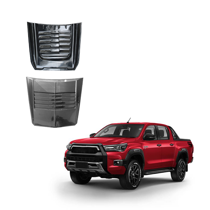 Пользовательские Запчасти для кузова автомобиля, аксессуары для автомобиля, крышка капота вентиляционного отверстия, крышка капота двигателя, ковш для Toyota HILUX REVO 2021