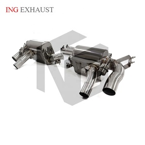 Échappement Cat-Back en acier inoxydable ING pour <span class=keywords><strong>Ferrari</strong></span> GTC4Lusso 3.9T V8 2016-2020 |   Système de silencieux à montage direct par boulons - Product Image 5