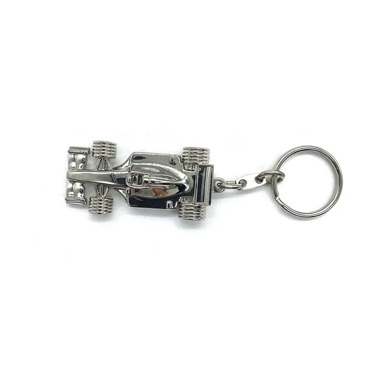 factory wholesale custom 3D metal plated metal key chain