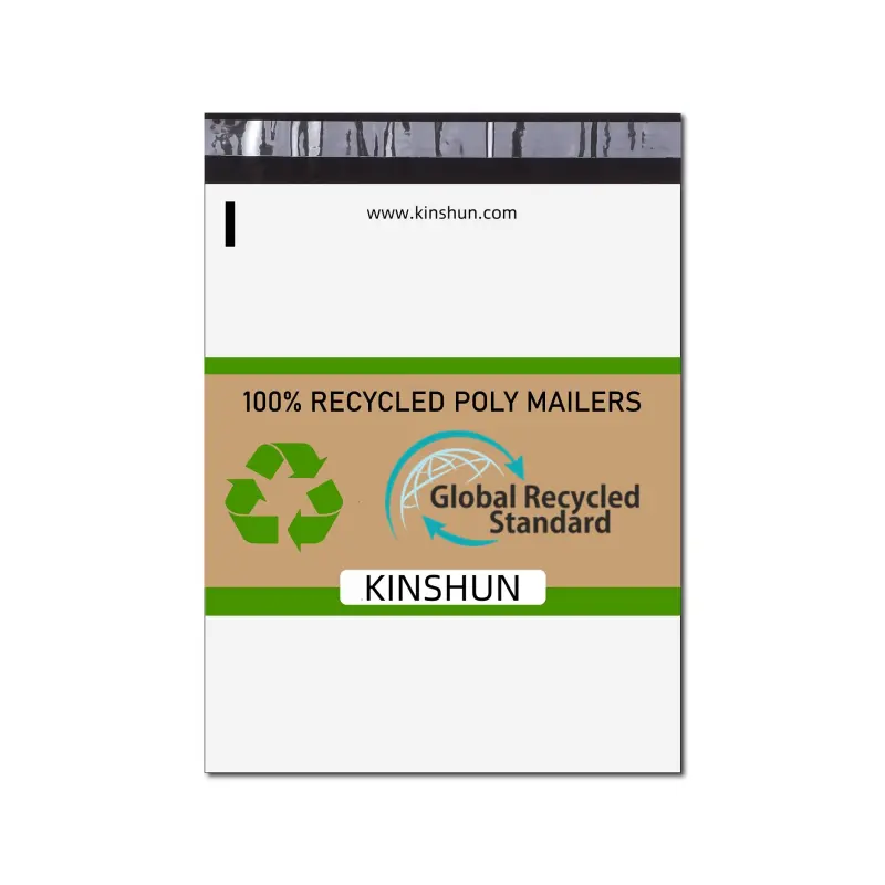 Pabrik grosir 100% daur ulang poli Mailers berkelanjutan ramah lingkungan kemasan persediaan amplop tas surat untuk bisnis