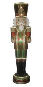 Drummer Soldier <b>with</b> Moving Function and Music, <b>with</b> 10 <b>Lights</b> and 8 <b>Light</b> Striips, Drumming Action, Music and 6-Hour <b>Timer</b> - Product Image 2