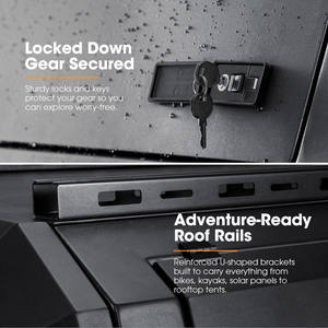 غطاء علوي صلب مقاوم للماء من سان هيما 4x4 مصنوع من سبائك الألومنيوم والفولاذ لشاحنات البيك أب، مناسب لفورد رينجر الجيل القادم 07/2022 - Product Image 4