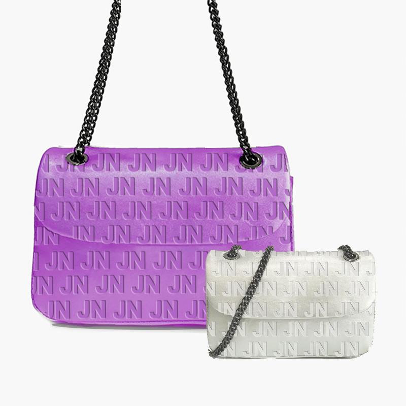 Custom Portemonnee Luxe Monogram Logo Ontwerp Faux Lederen Vrouwen Crossbody Flap Tas Dames Portemonnees Dames Schoudertassen