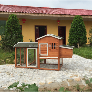 SDC021 โรงเรือนเลี้ยงไก่ไม้แบบทันสมัย เป็นมิตรกับสิ่งแวดล้อม พร้อมหลังคา ไม่ต้องประกอบ ขนาดกลาง ลายพิมพ์ทั้งหมด - Product Image 3