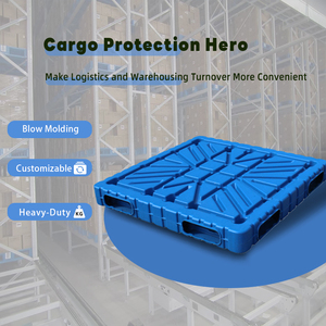 Nhà sản xuất công nghiệp giá bán 1100*1100 Heavy Duty Euro <span class=keywords><strong>HDPE</strong></span> kho tái sử dụng bền nhựa Pallet - Product Image 2