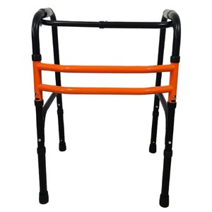 Andador de Cuatro Patas Reforzado Leap Walker Naranja para Apoyo a Personas Mayores con Discapacidad - Product Image 5