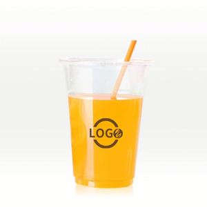 Gobelets jetables écologiques en PET transparent à paroi simple, 500 ml et 700 ml, avec logo personnalisé, faible MOQ, pour café glacé et boissons froides - Product Image 4