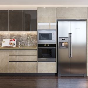 Modernos Gabinetes de Cocina Multifuncionales Pequeños de Madera Maciza de Abedul con Encimeras de Cuarzo/Granito y Personalización de Diseño Gratuita - Product Image 6