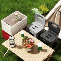 Chaise de pêche pliable portable Haogle en plastique, design moderne, petite, pour camping, randonnée, cuisine, facile à transporter