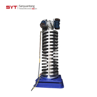 Convoyeur à spirale vibrant en acier inoxydable, neuf, pour l'alimentation verticale par vibration des particules à haute température
