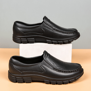 Nuovi stili leggero mulo nero con tacco classico Design formale mocassini <span class=keywords><strong>da</strong></span> <span class=keywords><strong>uomo</strong></span> Eva iniezione Casual impermeabile <span class=keywords><strong>da</strong></span> Chef scarpe Oem - Product Image 2