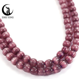 Zhe Ying-Cuentas redondas de cristal de ojo de <span class=keywords><strong>gato</strong></span> de 2mm, abalorios de cristal de ópalo sueltos chinos de 14,mezcla de colores, para fabricación de joyas - Product Image 4