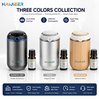Diffuseur d'huiles essentielles intelligent sans eau HYGEA OEM ODM, double usage, pour la maison, la voiture, l'hôtel, avec éclairage LED, grand format