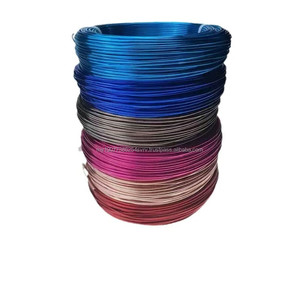Premium Coloured Aluminium <b>Wire</b>-Assorted Bright Colours 1mm <b>Craft</b> <b>Wire</b> for Bending DIY Jewelry Making & Art Projects - Product Image 1