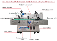 Machine d'étiquetage et d'impression entièrement automatique haute vitesse pour canettes de boissons et de produits alimentaires, machines d'étiquetage pour bouteilles en aluminium