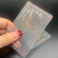 Fabricant chinois, impression de cartes de visite professionnelles personnalisées, transparentes, élégantes et de luxe