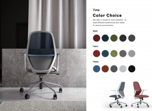 Chaise de bureau pivotante ergonomique de luxe moderne pour le personnel <span class=keywords><strong>informatique</strong></span> et les tâches de bureau, mobilier commercial de bureau en gros - Product Image 5