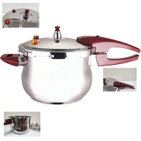 Casserole à pression multifonction en acier inoxydable écologique pour le dîner, compatible avec les plaques à induction, tailles 5L/7L/9L/11L