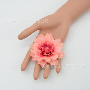 ดอกดาเลียประดิษฐ์จาก Dongchen Arts Crafts สำหรับตกแต่งงานแต่งงาน ตกแต่งบ้าน สีสันฤดูใบไม้ร่วง ผลิตตามสั่ง - Product Image 2