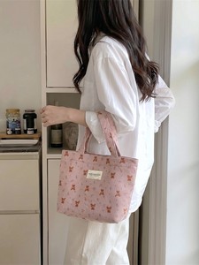 Bolso de lona con estampado floral para mujer, bolso pequeño, nuevo estilo de verano, bolso de mano para mujer - Product Image 2