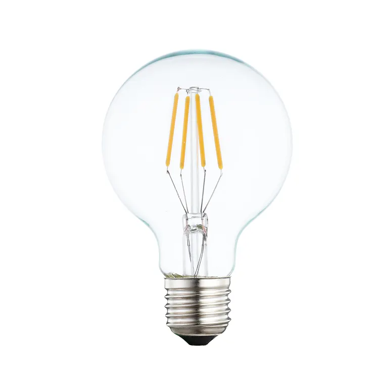 Factory Direct Hot Selling high quality G80 4W Dimmable Filament LED Bulb Lights for home hotel