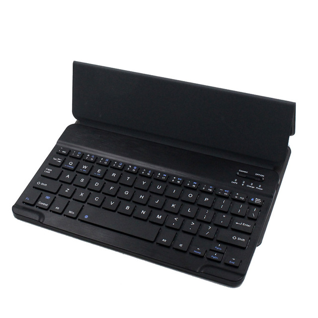9.7-inch Universal Ultra-Thin Black Plastic Wireless Keyboard Case with Protective Cover for Tablets (iOS/Android) CE Certified