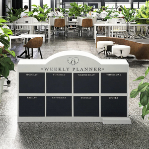 Planificador de Tareas Semanal y Diario de Madera de Pino Grabada Ecológica para Oficina y Hogar, Tablero de Menú Personalizado, Planificador de Trabajo para Cocina - Product Image 2