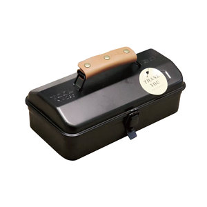 Cadeau <span class=keywords><strong>pour</strong></span> les garçons d'honneur : Boîte cadeau métallique pratique avec poignée en cuir <span class=keywords><strong>pour</strong></span> mariages et anniversaires ; Style sophistiqué et de niche <span class=keywords><strong>pour</strong></span> les affaires - Product Image 1