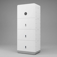 Système de stockage d'énergie empilable de haute qualité, boîtier en alliage d'aluminium blanc, haute tension, LFP, machine de stockage tout-en-un pour PV résidentiel