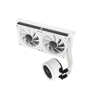 Refroidisseur d'eau pour CPU AIO 240, noir, avec tête miroir Infinity, ventilateur ARGB annulaire, 280W TDP, capuchon rotatif, roulement en céramique, pour boîtier d'ordinateur