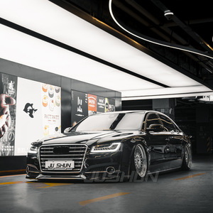 Ensemble de phares Jushun Audi A8, LED à haute luminosité, matrice DRL, clignotants séquentiels, 2011-2017 - Product Image 2
