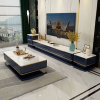 Nouvel Ensemble de Meubles de Salon Modernes en Bois : Table Basse et Meuble TV