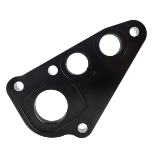 Kit de interfaz de tubo de filtro de aceite para Ford, piezas de mejora de metal negro brillante - Product Image 3