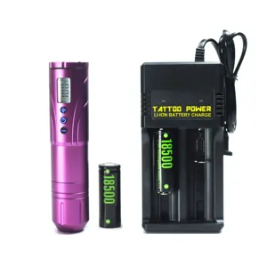 Portable 10000 RPM Electric Pen Tattoo Digital Rotary Tattoo Gun Extreme Tattoo Equipment Canada