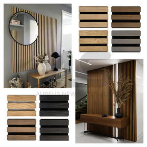 Traitement moderne en fibre de verre pour mur en bois, support isolant insonorisé recouvert de tissu pour hôtel, salon, chambre à coucher - Product Image 4