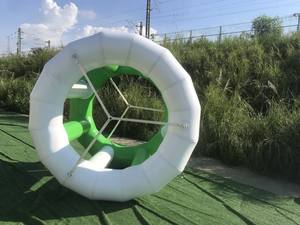 Rodillo Inflable <span class=keywords><strong>de</strong></span> Agua Abierto <span class=keywords><strong>de</strong></span> PVC OEM |   Rueda <span class=keywords><strong>de</strong></span> Hámster Gigante para Caminar sobre el Agua, para Piscinas, Lagos y Parques Acuáticos - Product Image 2