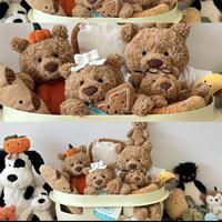 1- Grosir Jelly Cat Koleksi Baru Beruang & Kelinci, Hadiah Ulang Tahun yang Sempurna, Hadiah Festival, Mainan Boneka Pendamping, Kualitas Tinggi