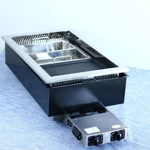 Hot Sale Restaurant Tables with Grill Hot Pot Table for Lunch - Product Image 3