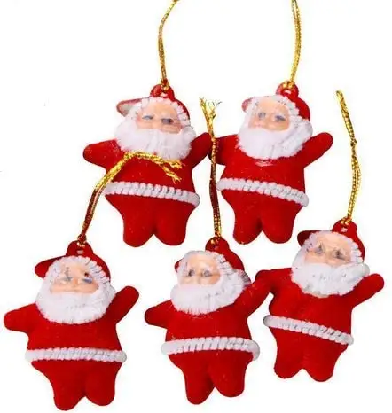 Di natale Hanging Ornament Mini di Natale Babbo Natale Bambola Ciondolo Appeso Ornamenti per Albero di Natale A Casa Del Partito di Festa