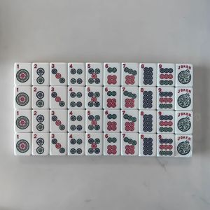 Jeu de Mahjong Américain 30mm de large 166 pièces avec numéros Vente en gros d'usine En stock - Product Image 3