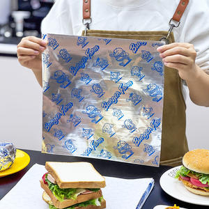 На заказ маслостойкая алюминиевая фольга, сотовая пергаментная бумага для выпечки, Упаковочная крафт-бумага, пищевая фольга, сэндвич-бумага для гамбургеров - Product Image 3