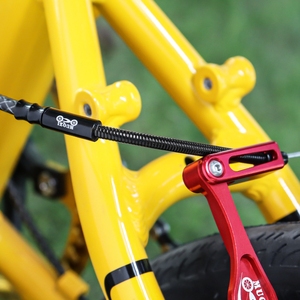 MUQZI Tubo Curvo de Freio para Bicicleta em Aço Inoxidável com Mola Flexível para Bicicletas de Montanha e Dobráveis - Product Image 4