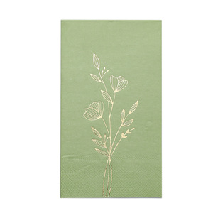 Gold Stamped Paper Napkins 330mm Square Printed For Birthday Parties And Gatherings - Product Image 5