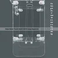 Tanque de Aislamiento Tres en Uno Longxiang Palace, Trampa para Agua de Mar, Acrílico Ecológico, 1L, Anillo de Alimentación para Peces, Caja de Pesca D1-120