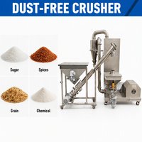 Machine à moudre les épices avec système de collecte des poussières et réglage de la finesse de la poudre pour une production continue
