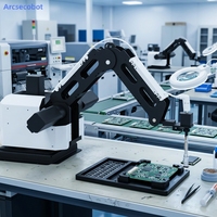 Petit robot avec ventouse pour le placement automatique de pièces sur la chaîne d'assemblage