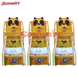 Máquina de Juego de Baloncesto Eléctrica Comercial con Diseño de Dibujos Animados, Operada con Monedas, para Niños - Product Image 2