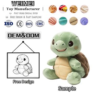 Peluche di Tartaruga Personalizzati OEM & ODM, Bambole di Animali Imbottiti su Misura, Regalo Cartoon Personalizzabile - Product Image 1